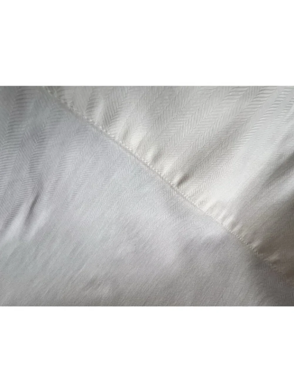 SFERRA Pillowcase PAIR Std IVORY Cream 100% Egyptian Cotton ITALY LUXURY Linens